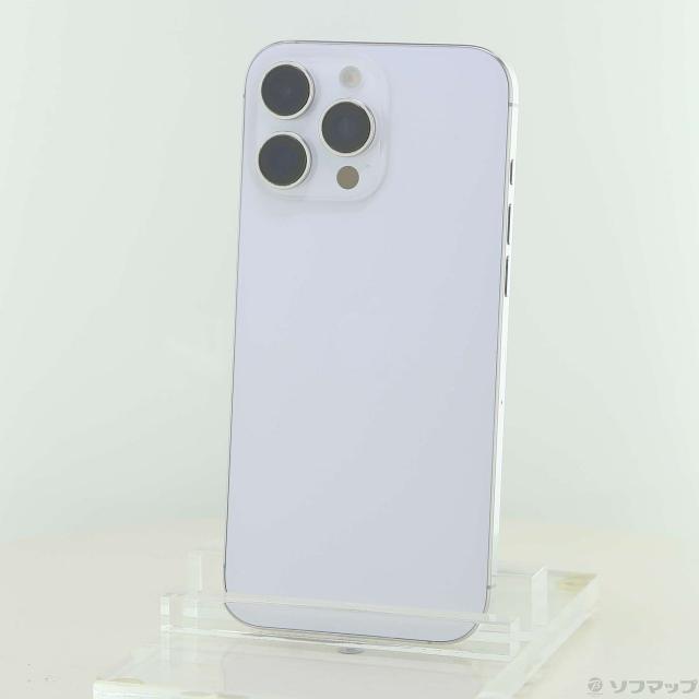 (中古)Apple iPhone16 Pro Max 256GB ホワイトチタニウム MYWH3J/A SIMフリー(198-ud)