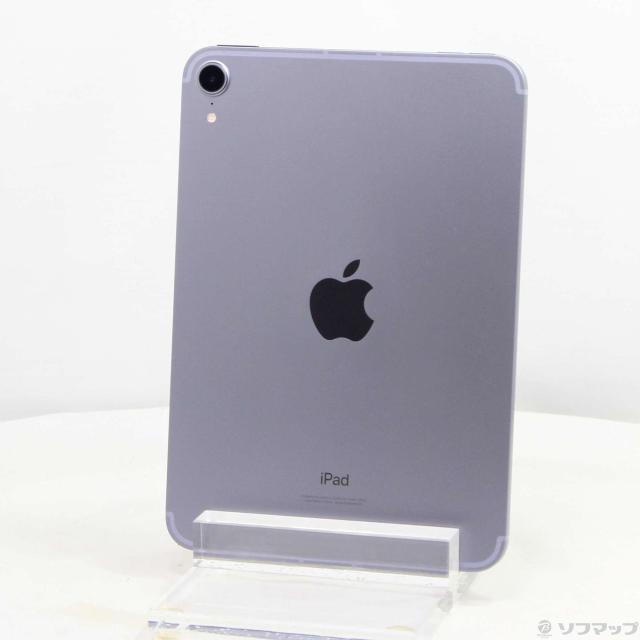 (中古)Apple iPad mini 第6世代 64GB パープル MK8E3J/A SIMフリー(297-ud)