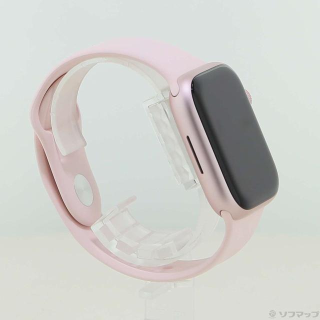 (中古)Apple (展示品) Apple Watch Series 9 GPS + Cellular 45mm ピンクアルミニウムケース ライトピンクスポーツバンド(262-ud)_3