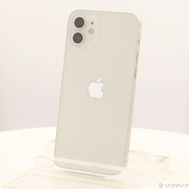 (中古)Apple iPhone12 64GB ホワイト MGHP3J/A SIMフリー(349-ud)