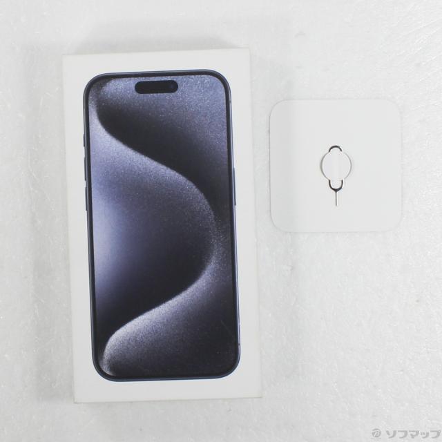 (中古)Apple iPhone15 Pro 256GB ブルーチタニウム MTUG3J/A SIMフリー(276-ud)_4