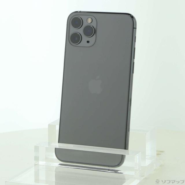 (中古)Apple iPhone11 Pro 256GB スペースグレイ NWC72J/A SIMフリー(262-ud)