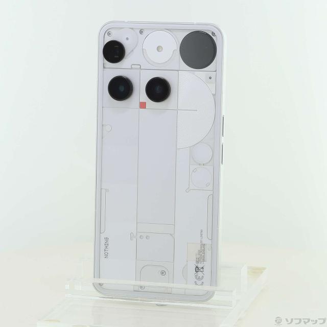 (中古)Nothing Nothing Phone (3) 256GB ホワイト NP3256 SIMフリー(377-ud)