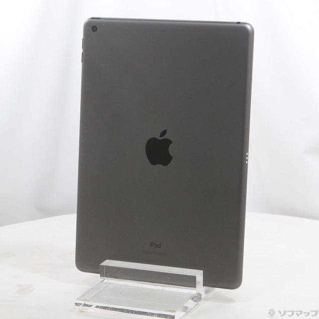 (中古)Apple iPad 第7世代 32GB スペースグレイ MW742J/A Wi-Fi(276-ud)
