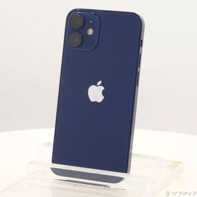 (中古)Apple iPhone12 mini 128GB ブルー MGDP3J/A SIMフリー(198-ud)