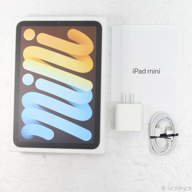 (中古)Apple iPad mini 第6世代 256GB スターライト MK7V3J/A Wi-Fi(297-ud)_4