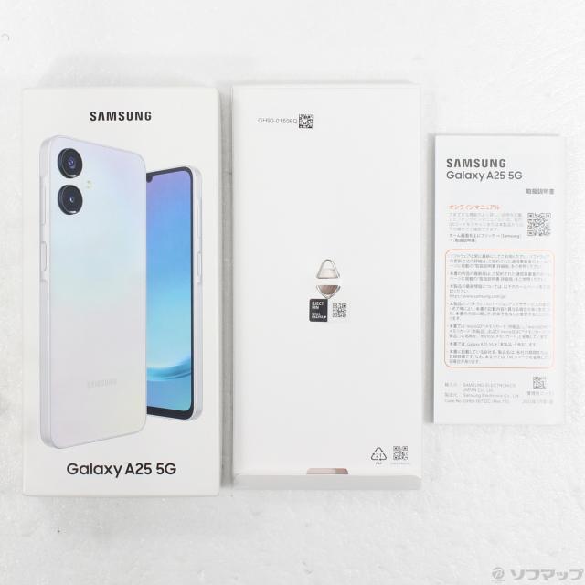 (中古)SAMSUNG Galaxy A25 5G 64GB ライトブルー SCG33 au SIMフリー(258-ud)_4