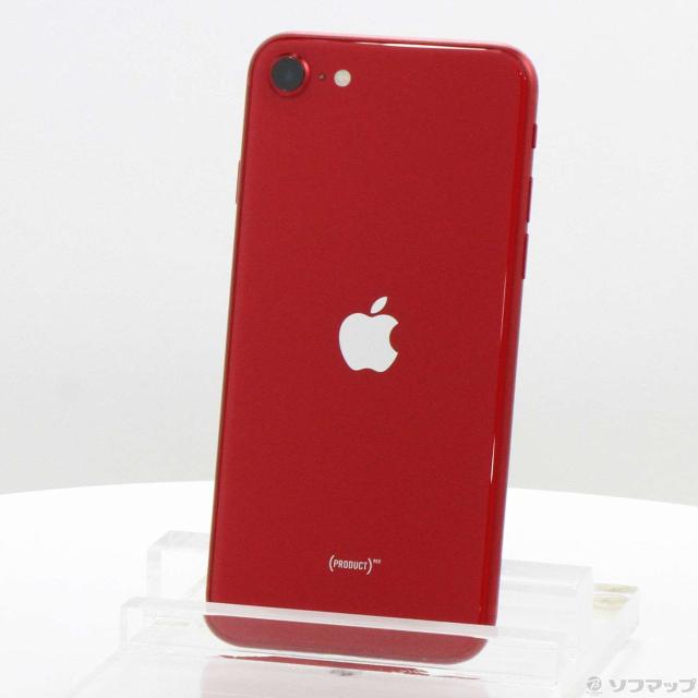 (中古)Apple iPhone SE 第2世代 64GB プロダクトレッド MX9U2J/A SIMフリー(352-ud)