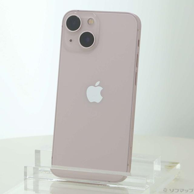 (中古)Apple iPhone13 mini 128GB ピンク MLJF3J/A SIMフリー(348-ud)