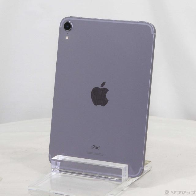 (中古)Apple iPad mini 第6世代 256GB パープル MK8K3J/A SoftBankロック解除SIMフリー(258-ud)