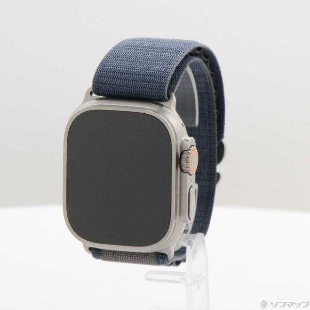 (中古)Apple Apple Watch Ultra 2 GPS + Cellular 49mm チタニウムケース ブルーアルパインループ(348-ud) 50,807円
