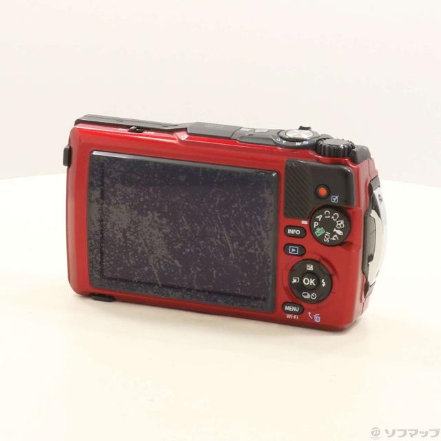 (中古)OMSYSTEM (見せびらかす品) TG-7 RED(258-ud)