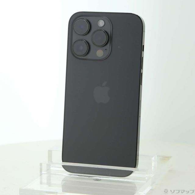 (中古)Apple iPhone14 Pro 256GB スペースブラック MQ0Q3J/A SIMフリー(368-ud)