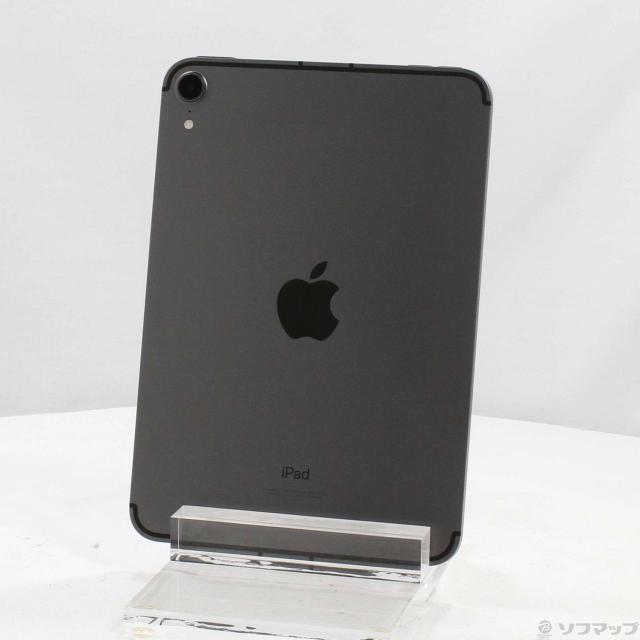 (中古)Apple iPad mini 第6世代 256GB スペースグレイ MK8F3J/A SIMフリー(196-ud)