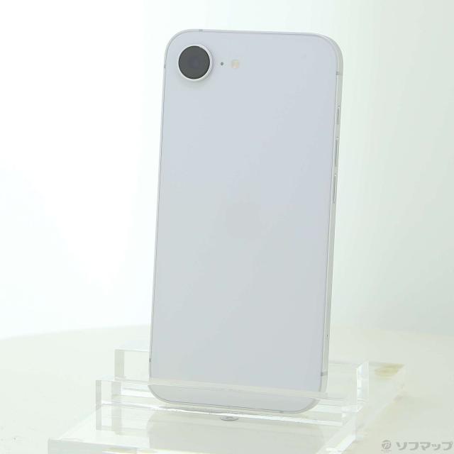 (中古)Apple iPhone16e 128GB ホワイト MD1R4J/A SIMフリー(368-ud)
