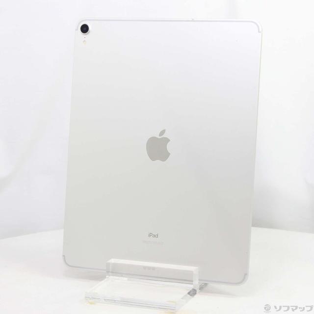 (中古)au iPad Pro 12.9インチ 第3世代 64GB シルバー MTHP2J/A auロック解除SIMフリー(196-ud)