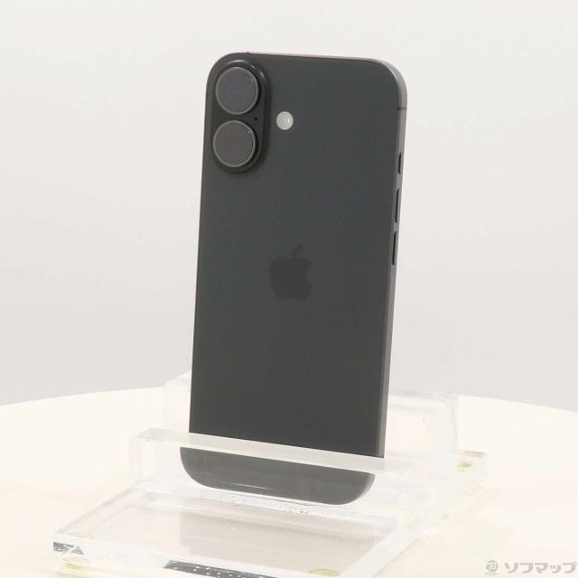 (中古)Apple iPhone17 256GB ブラック MG674J/A SIMフリー(258-ud)