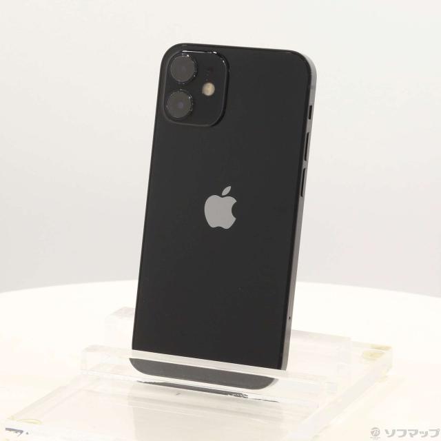 (中古)Apple iPhone12 mini 64GB ブラック MGA03J/A SIMフリー(258-ud)