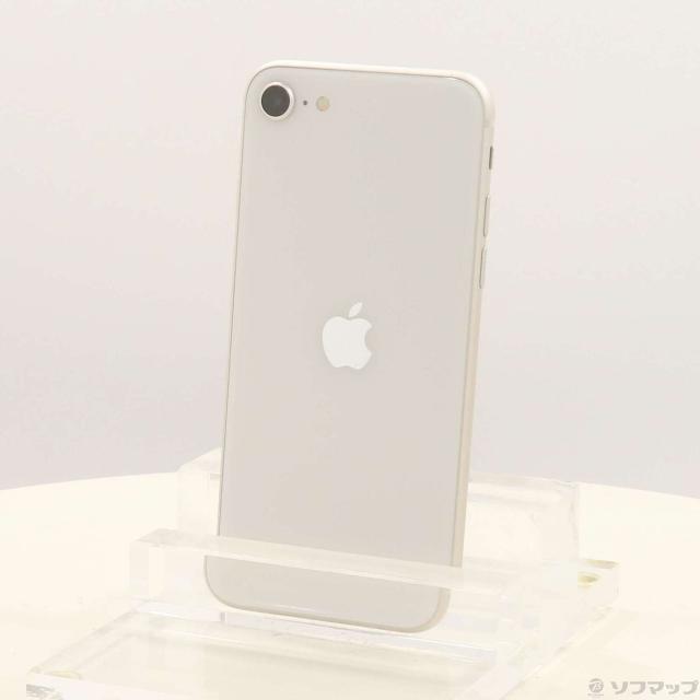 (中古)Apple iPhone SE 第3世代 64GB スターライト MMYD3J/A SIMフリー(352-ud)