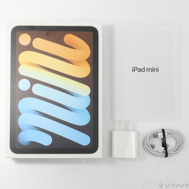 (中古)Apple iPad mini 第6世代 256GB スターライト MK7V3J/A Wi-Fi(344-ud)_4