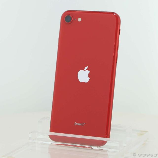 (中古)Apple iPhone SE 第2時人 128GB 生産物赤いこと MXD22J/A SIM無償性(348-ud)