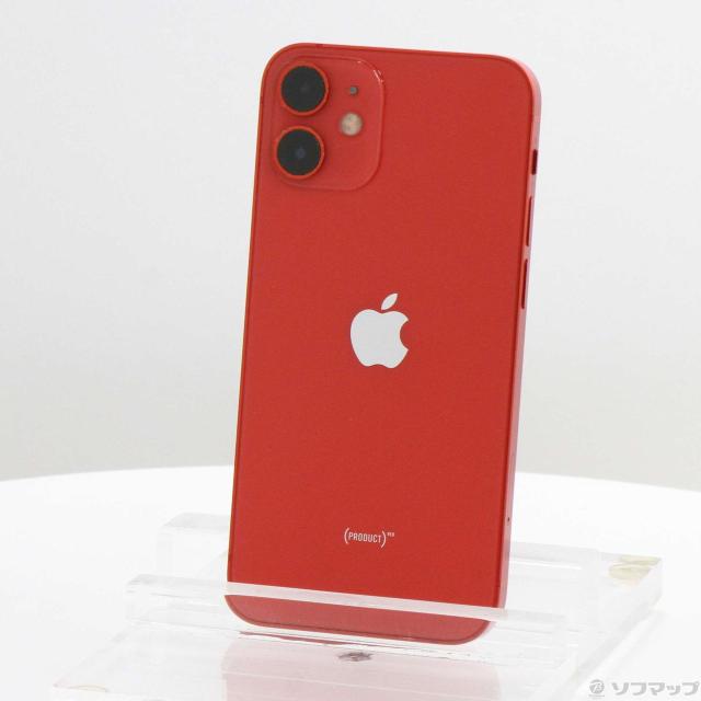 (中古)Apple iPhone12 mini 64GB プロダクトレッド MGAE3J/A SIMフリー(262-ud)