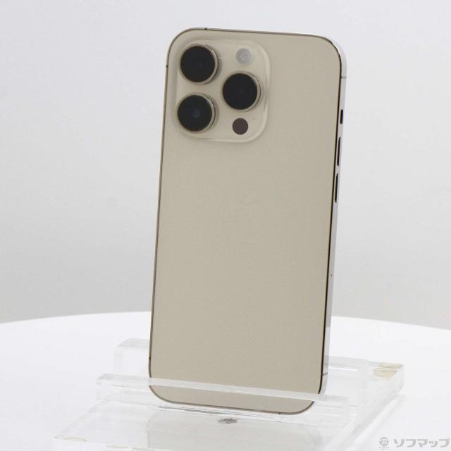 (中古)Apple iPhone14 Pro 128GB ゴールド MQ073J/A SIMフリー(262-ud)