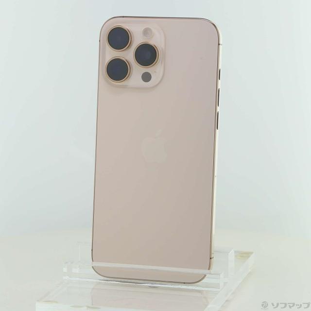 (中古)Apple iPhone16 Pro Max 256GB デザートチタニウム MYWJ3J/A SIMフリー(262-ud)