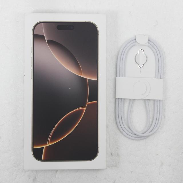 (中古)Apple iPhone16 Pro Max 256GB デザートチタニウム MYWJ3J/A SIMフリー(262-ud)_4