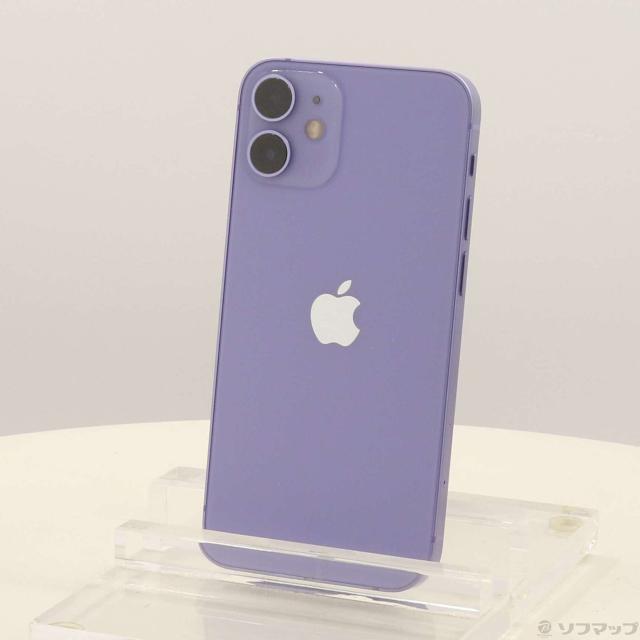 (中古)Apple iPhone12 mini 64GB パープル MJQC3J/A SIMフリー(262-ud)