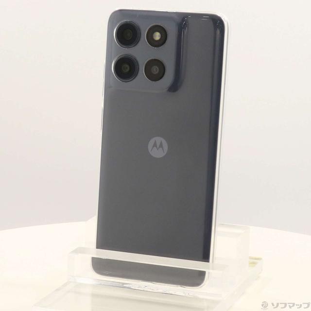 (中古)Motorola (見せびらかす品) moto g66j 5G 128GB 黒いこと牡蛎 PB810002JP SIM無償性(344-ud)