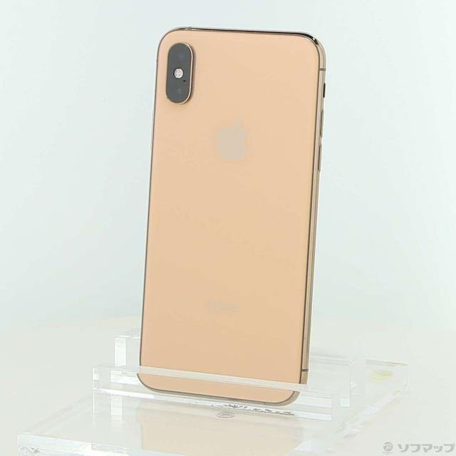 (中古)Apple iPhoneXS 256GB ゴールド MTE22J/A SIM無償性(258-ud)
