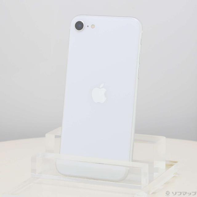 (中古)Apple iPhone SE 第2時人 128GB 白いこと MXD12J/A SIM無償性(258-ud)