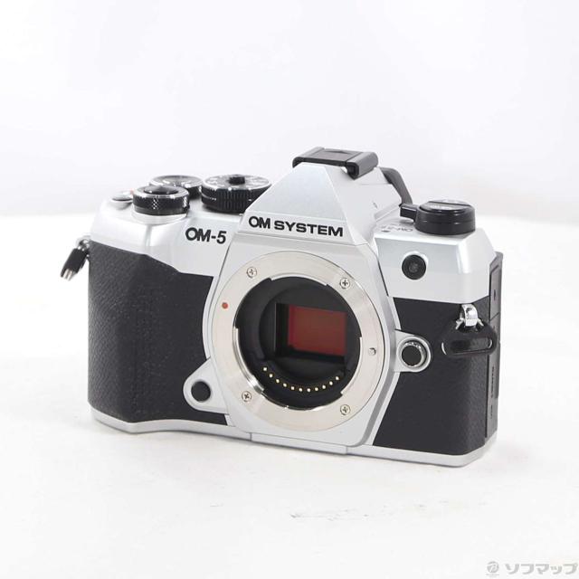 (中古)OMSYSTEM OM-5 Mark II ボディ シルバー(258-ud)