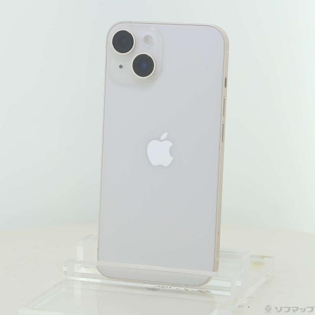 (中古)Apple iPhone14 128GB スターライト MPUQ3J/A SIMフリー(344-ud)