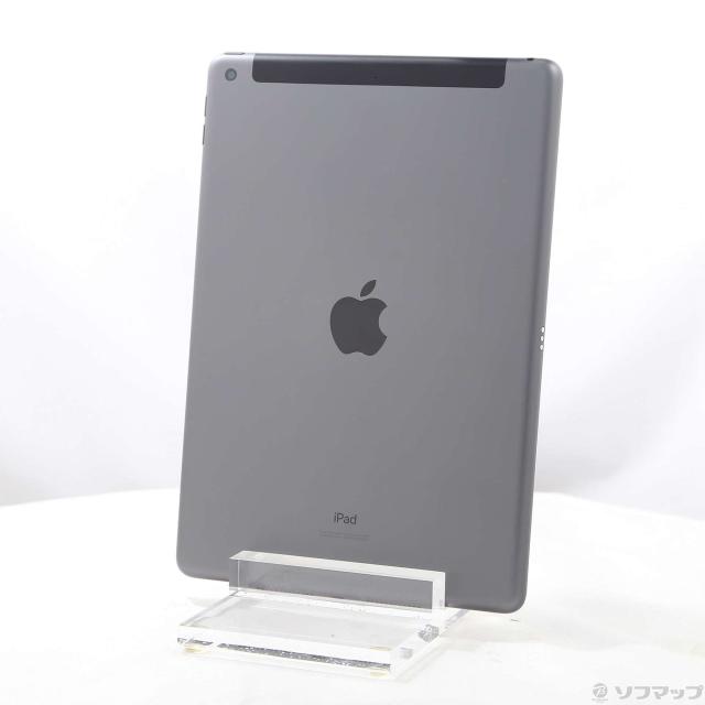 (中古)Apple iPad 第7世代 128GB スペースグレイ NW6E2J/A auロック解除SIMフリー(258-ud) 23,255円