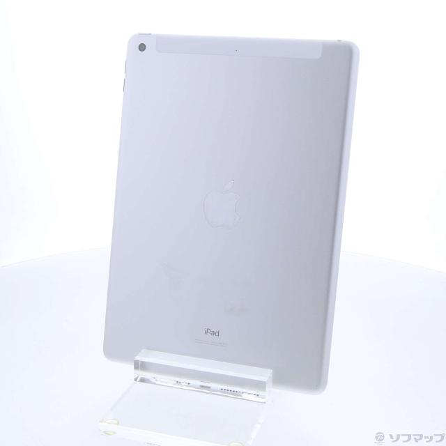 中古)Apple iPad 第7世代 32GB シルバー MW6C2J/A auロック解除SIM