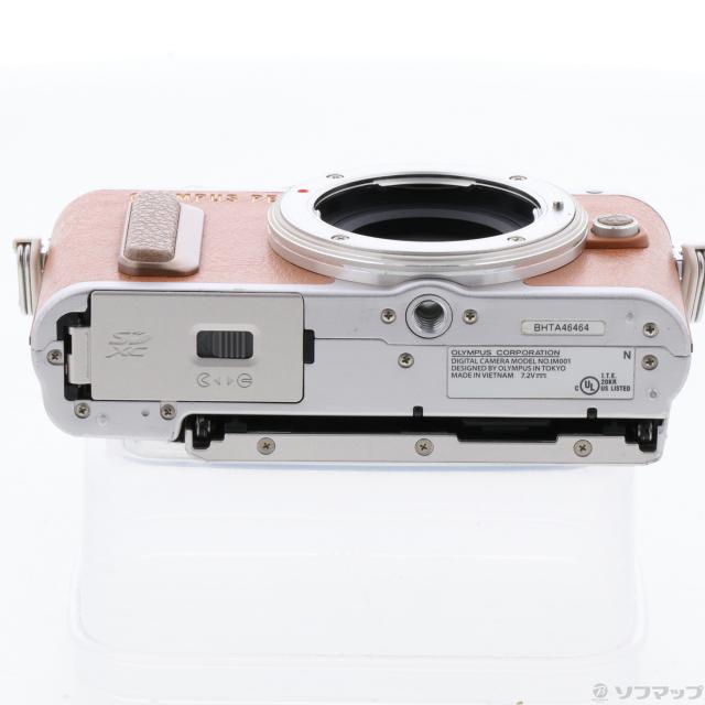 (中古)OLYMPUS PEN E-PL8 EZダブルズームキット (赤銅色)(258-ud)