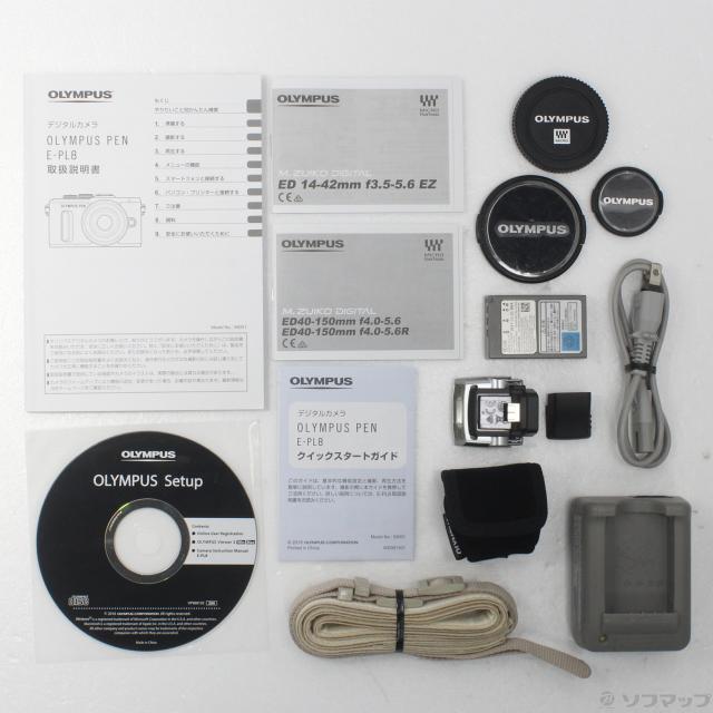 (中古)OLYMPUS PEN E-PL8 EZダブルズームキット (赤銅色)(258-ud)