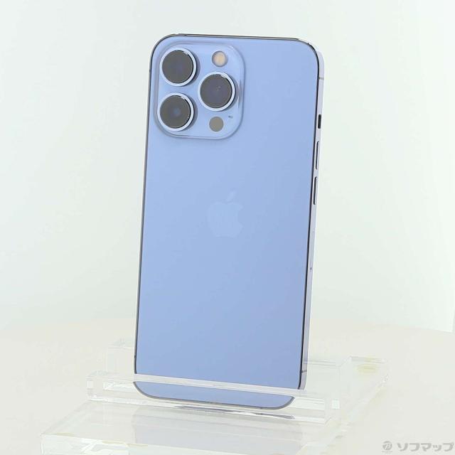 (中古)Apple iPhone13 Pro 128GB シエラブルー MLUK3J/A SIMフリー(305-ud)