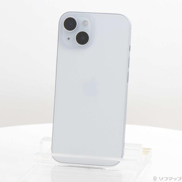 (中古)Apple iPhone15 512GB ブルー MTMX3J/A SIMフリー(269-ud)