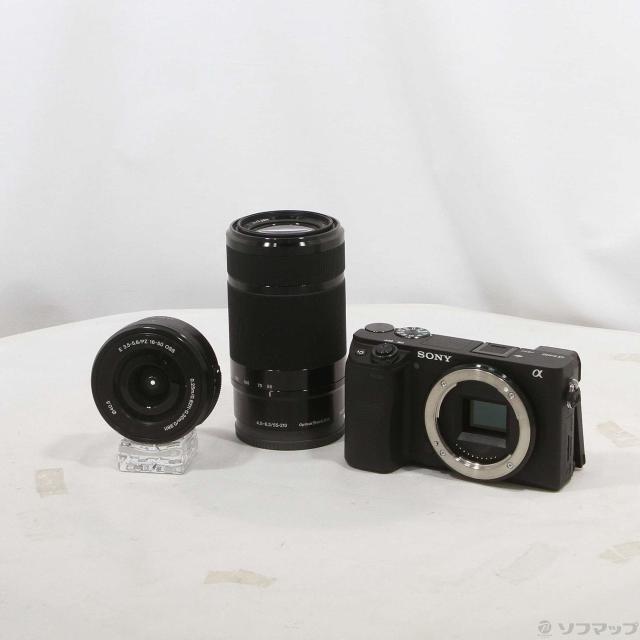 (中古)SONY α6400 ILCE-6400Y ダブルズームレンズキット ブラック(305-ud)