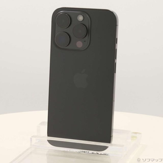 (中古)Apple iPhone15 Pro 128GB ブラックチタニウム MTU73J/A SIMフリー(269-ud)