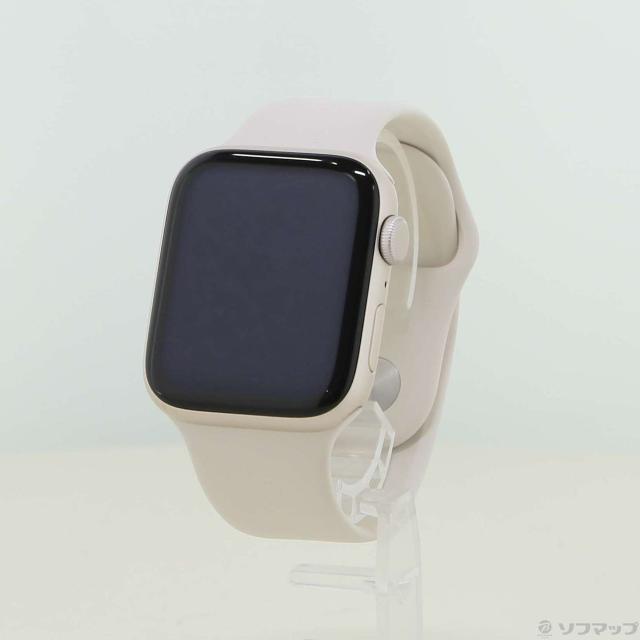 (中古)Apple Apple Watch SE 第3世代 GPS 44mm スターライトアルミニウムケース スターライトスポーツバンド(269-ud) 28,859円