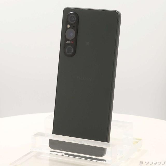 (中古)SONY Xperia 1 V 512GB カーキグリーン XQ-DQ44 SIMフリー(377-ud)