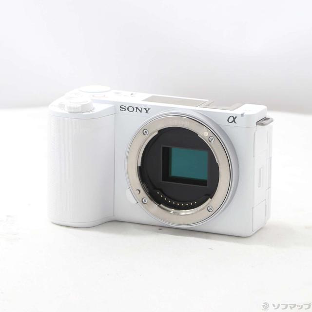 (中古)SONY VLOGCAM ZV-E10 II ボディ ホワイト ZV-E10M2 W(349-ud)