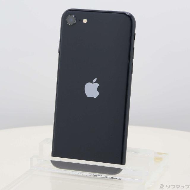 (中古)Apple iPhone SE 第3世代 64GB ミッドナイト MMYC3J/A SIMフリー(344-ud)