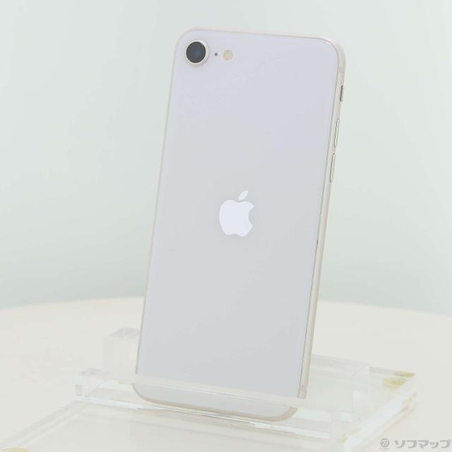 (中古)Apple iPhone SE 第3世代 64GB スターライト MMYD3J/A SIMフリー(262-ud)