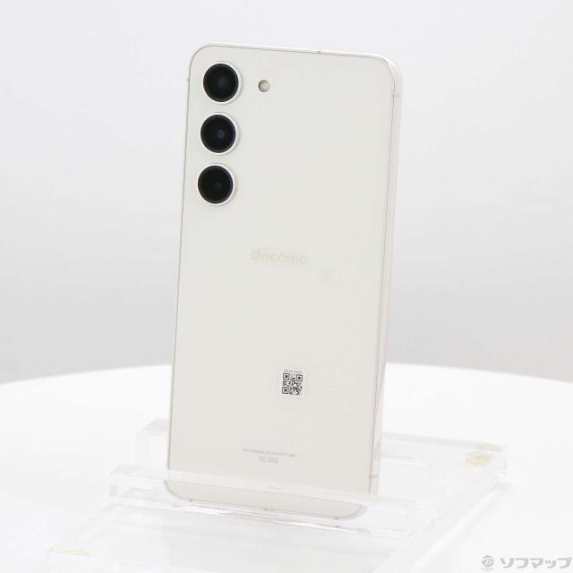 中古)SAMSUNG Galaxy S23 256GB クリーム SC-51D docomo SIMフリー(305