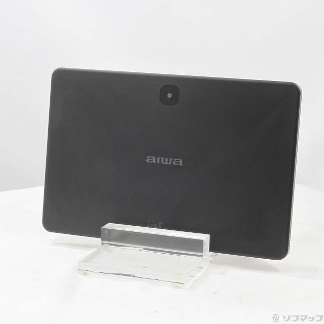 (中古)aiwa aiwa tab AE10 64GB ブラック JA4-TBA1009 Wi-Fi(276-ud)